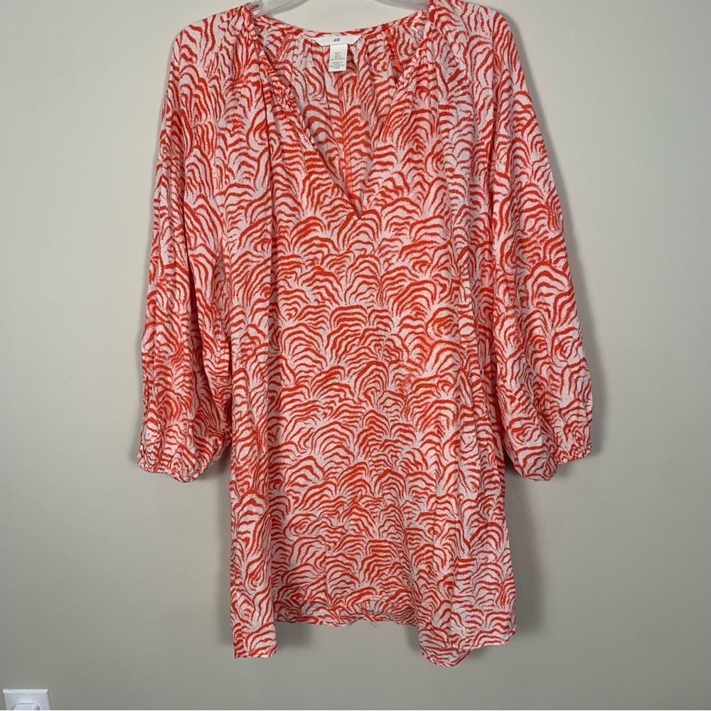 H&M Balloon Sleeve Lightweight Cotton Dress - Picture 3 of 15